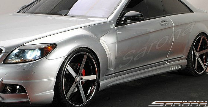Custom Mercedes CL  Coupe Side Skirts (2007 - 2014) - $950.00 (Part #MB-060-SS)
